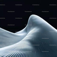 Abstract Flowing Lines in Futuristic Minimalist Design