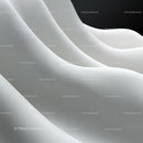 Elegant White Curves in Minimalist Abstract Design