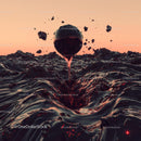 Surreal Landscape with Floating Dark Sphere