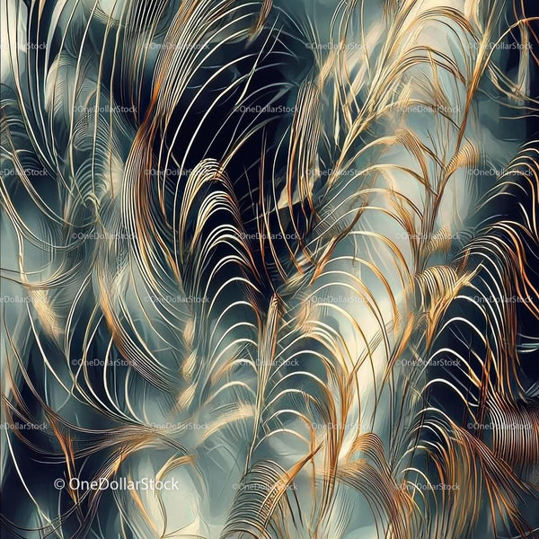 Abstract Fluid Lines with Dynamic Movement