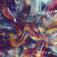 Vibrant Abstract Waves with Dynamic Fluidity