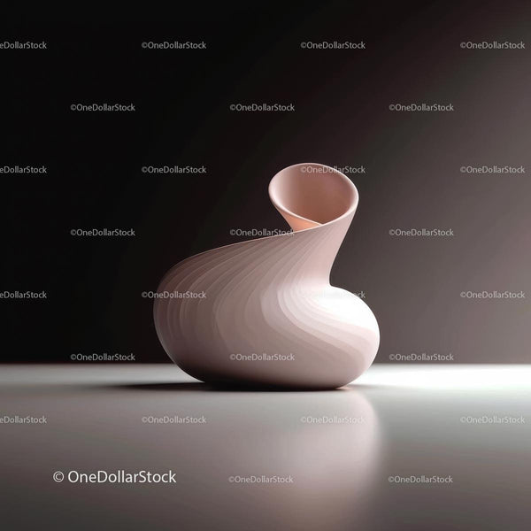 Elegant Abstract Sculpture with Modern Aesthetics
