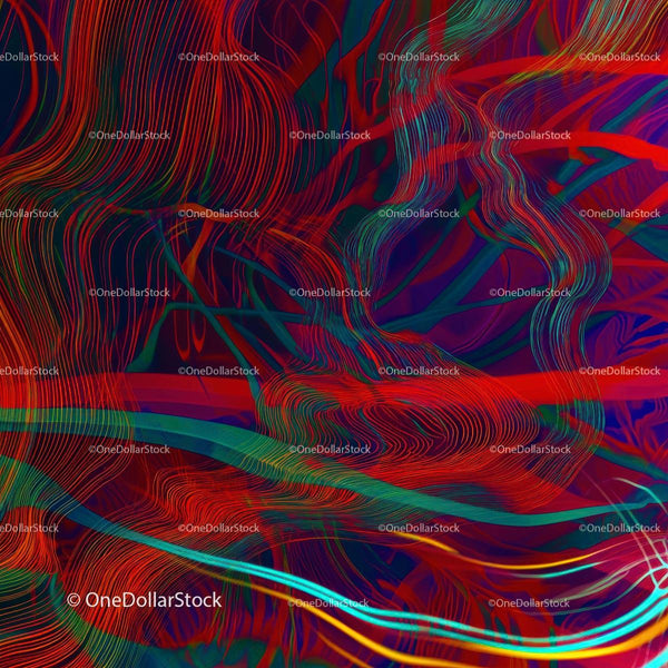 Colorful Waves and Abstract Patterns in Vibrant Design