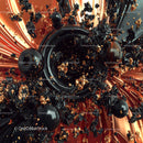 Abstract Molten Gold and Black Spheres in Cosmic Flow