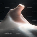 Minimalist Abstract Fabric Sculpture in Soft Lighting