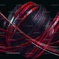 Abstract Red and Silver Geometric Pattern