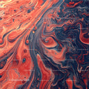 Vibrant Swirling Patterns in Abstract Fluid Art