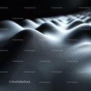 Abstract Metallic Waves with Smooth Texture