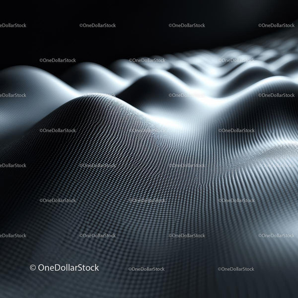 Abstract Metallic Waves with Smooth Texture