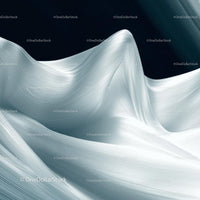 Abstract Silver Fabric Waves with Elegant Texture