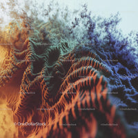 Vibrant Abstract 3D Landscape with Dynamic Patterns