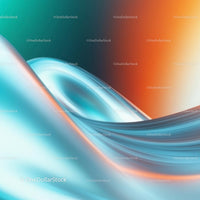 Vibrant Fluid Art with Dynamic Waves and Gradient Colors