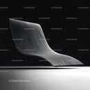 Minimalist Design Abstract Chair with Sleek Lines