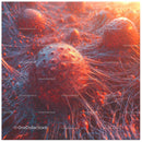 Abstract Futuristic Landscape with Organic Forms