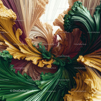 Vibrant Swirling Colors Digital Abstract Art Design