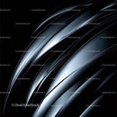 Futuristic Metallic Abstract Background with Silver Curves