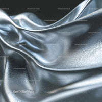 Smooth Silver Fabric with Elegant Metallic Sheen