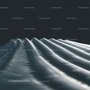 Abstract Monochrome Waves with Elegant Texture