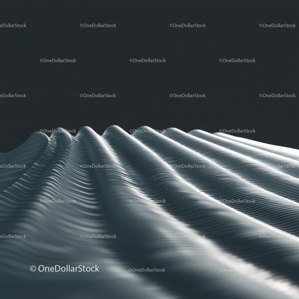 Abstract Monochrome Waves with Elegant Texture