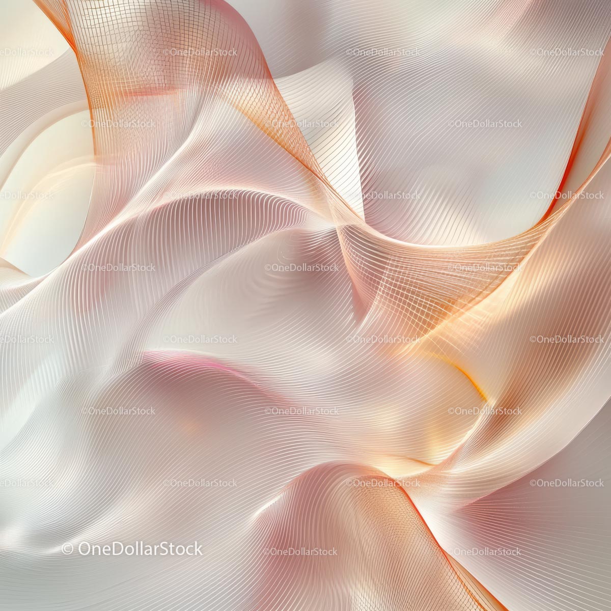 Elegant Abstract Wave Pattern in Soft Hues