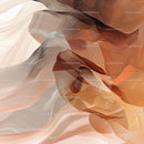 Fluid Abstract Art with Modern Warm Tones