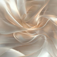 Elegant Beige Silky Fabric with Flowing Waves