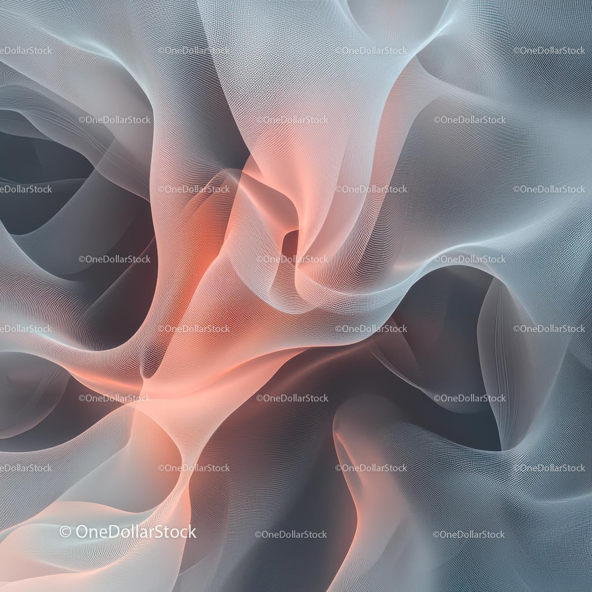 Ethereal Abstract Waves with Soft Gradients