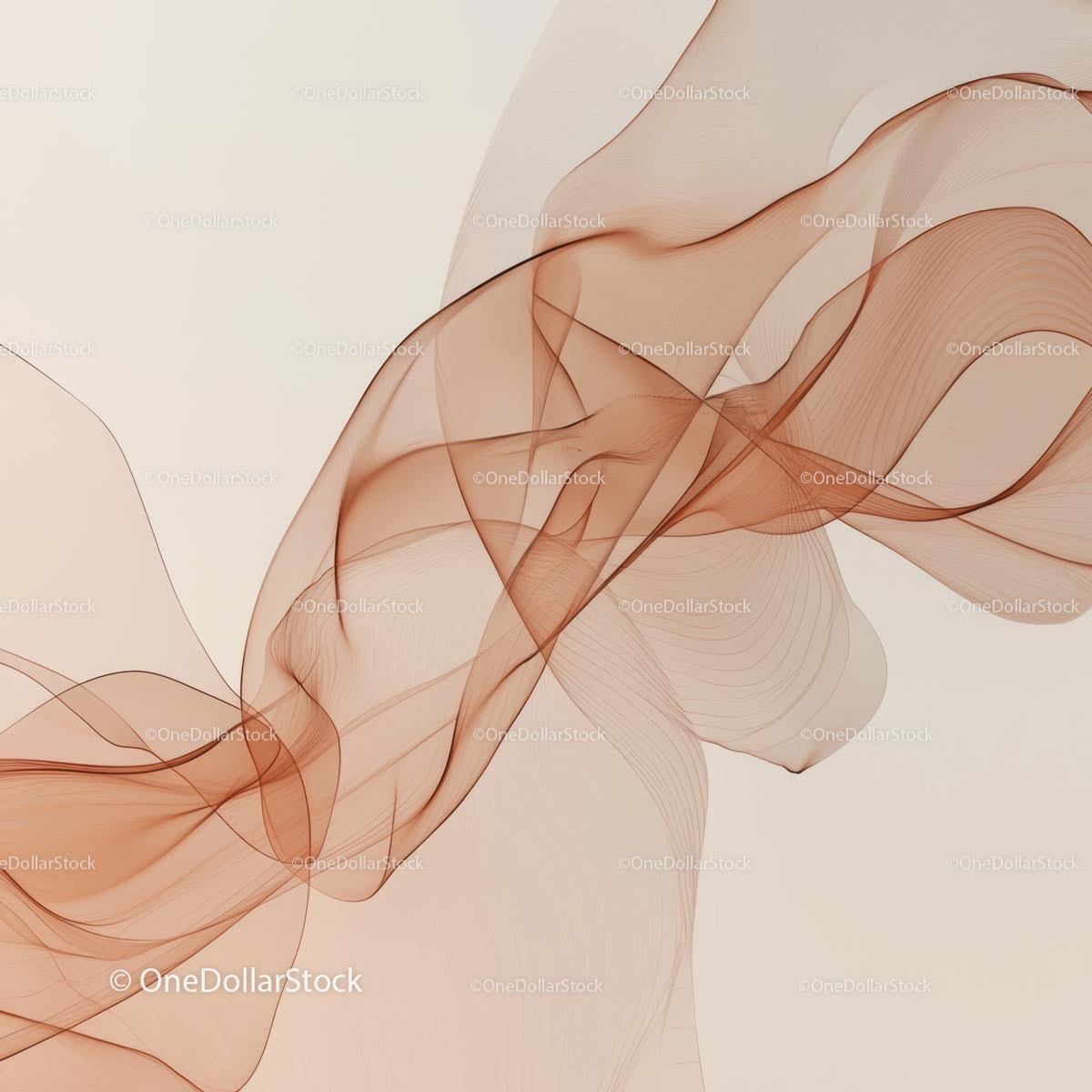 Elegant Flowing Lines in Minimalistic Abstract Design