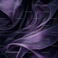 Abstract Purple Fabric Waves in Dark Background