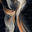 Modern Abstract Fluid Motion with Elegant Wave Patterns