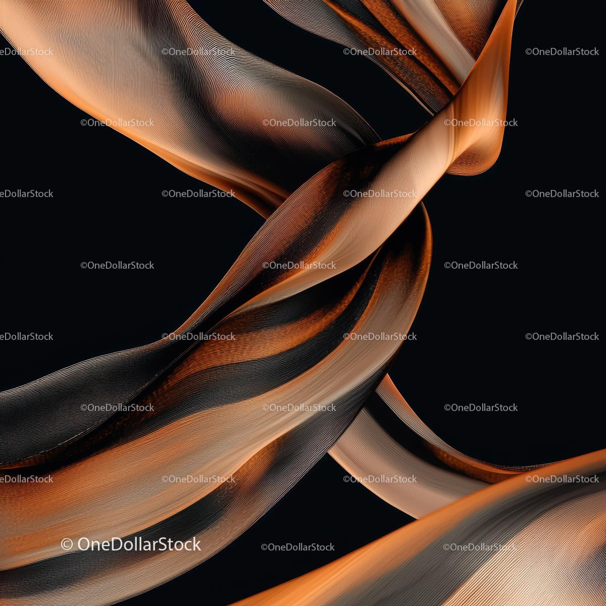 Elegant Flowing Fabric in Dynamic Abstract Pattern