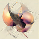Abstract Geometric Art with Elegant Curves and Dynamic Lines