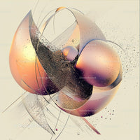 Abstract Geometric Art with Elegant Curves and Dynamic Lines