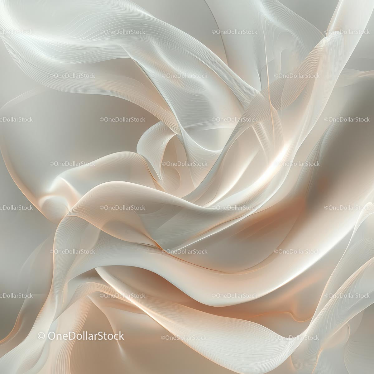 Elegant Flowing Abstract Fabric in Beige Tones