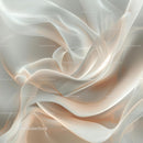 Elegant Flowing Abstract Fabric in Beige Tones