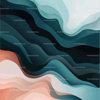 Abstract Wave Pattern with Gradual Color Transitions