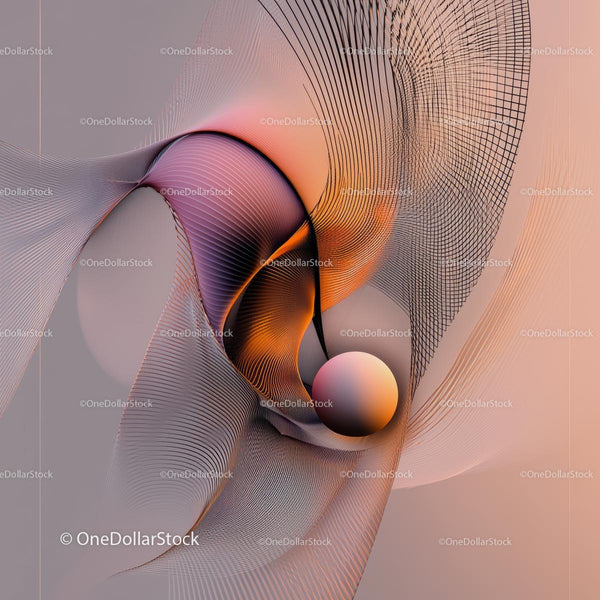 Abstract Geometric Composition with Soft Gradients