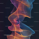 Colorful Abstract Wave with Gradient Flow Design