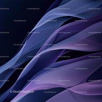 Elegant Abstract Waves with Purple and Blue Tones