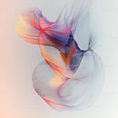 Vibrant Abstract Art with Fluid Dynamic Curves