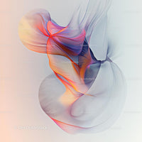 Vibrant Abstract Art with Fluid Dynamic Curves