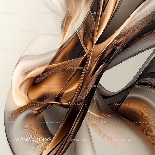 Elegant Abstract Art with Flowing Curves and Dynamic Lines