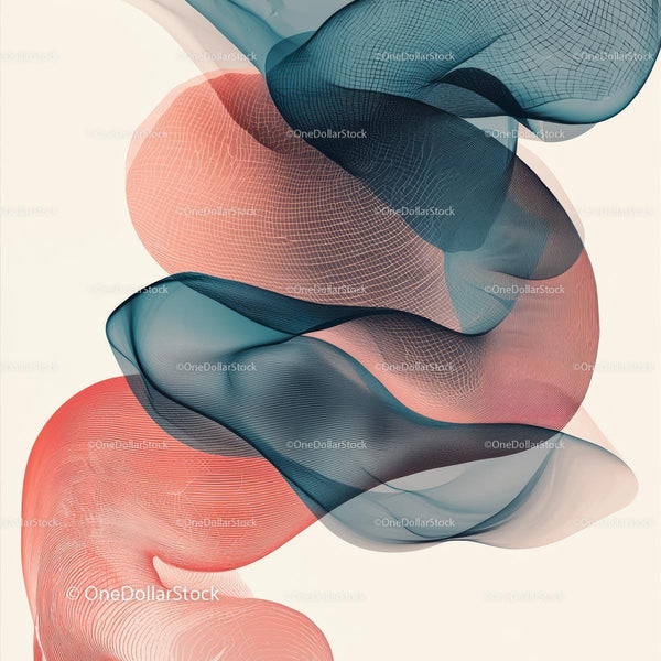 Abstract Flowing Lines in Modern Artistic Design