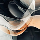 Elegant Abstract Design with Flowing Curves