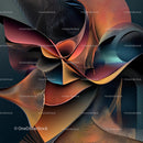 Colorful Abstract Waves with Elegant Curves