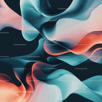 Vibrant Abstract Fluid Waves in Modern Art Design