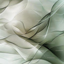 Elegant Abstract Waves in Muted Green Tones