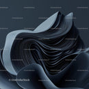Abstract Folded Paper with Geometric Patterns
