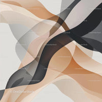 Elegant Abstract Design with Flowing Shapes and Textures
