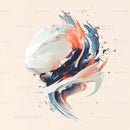 Vivid Abstract Swirls in Dynamic Motion
